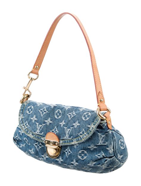 louis vuitton monogram denim mini pleaty